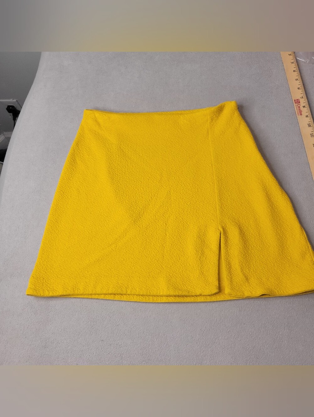 Anthropologie Maeve Yellow Mini Skirt Size Small